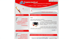 Desktop Screenshot of dyplom.best4u.pl